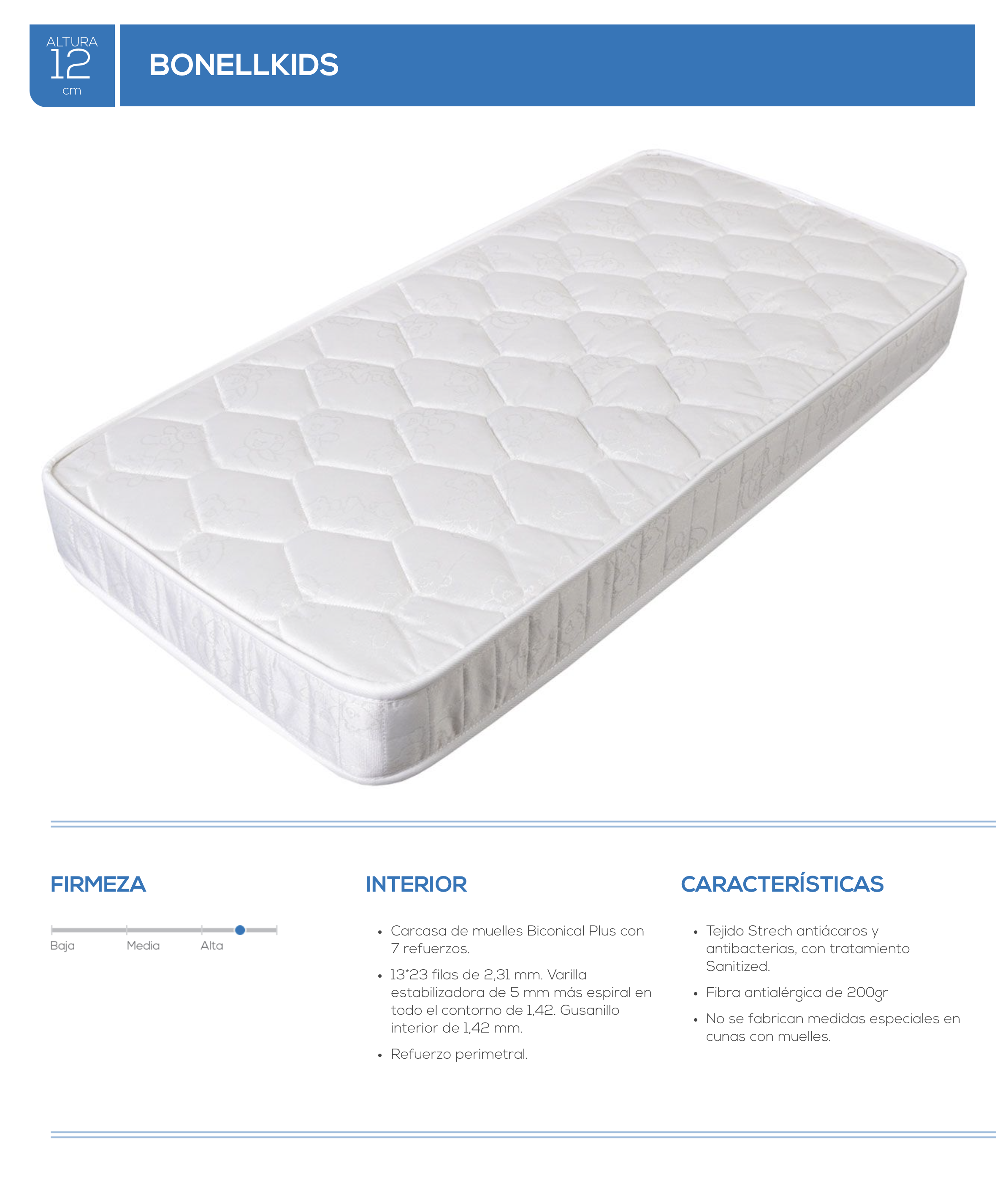 Bonellkids colchón
