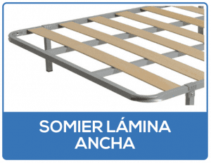 Somier lámina ancha