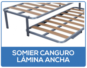 Somier canguro lámina ancha