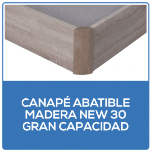 Canapé abatible madera new 30 gran capacidad