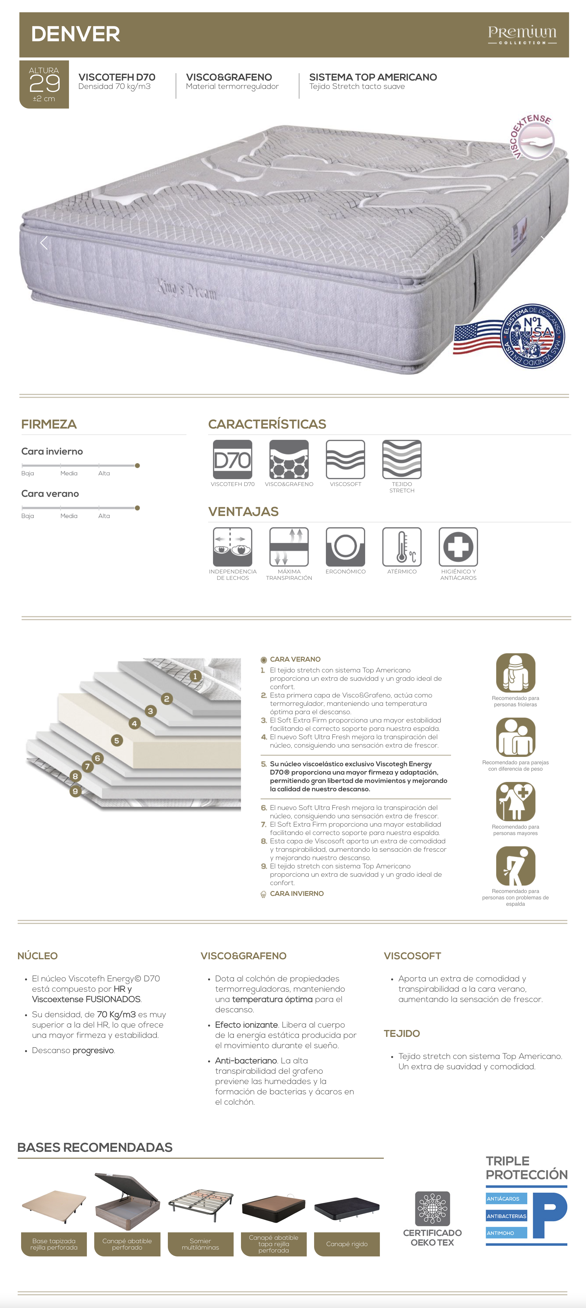 Denver colchón