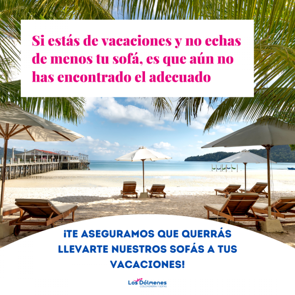 sofá para tus vacaciones